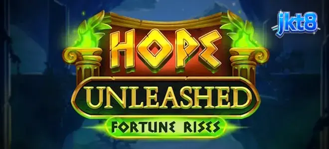 Tampilan visual slot Hope Unleashed Fortune Rises dengan tema kuno